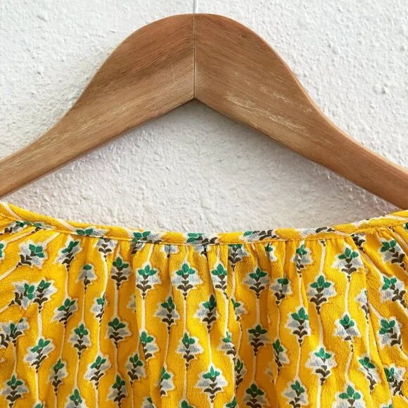 RHODE x Target Dainty Lotus‎ Print Wrap Top Size Large - Picture 4 of 8